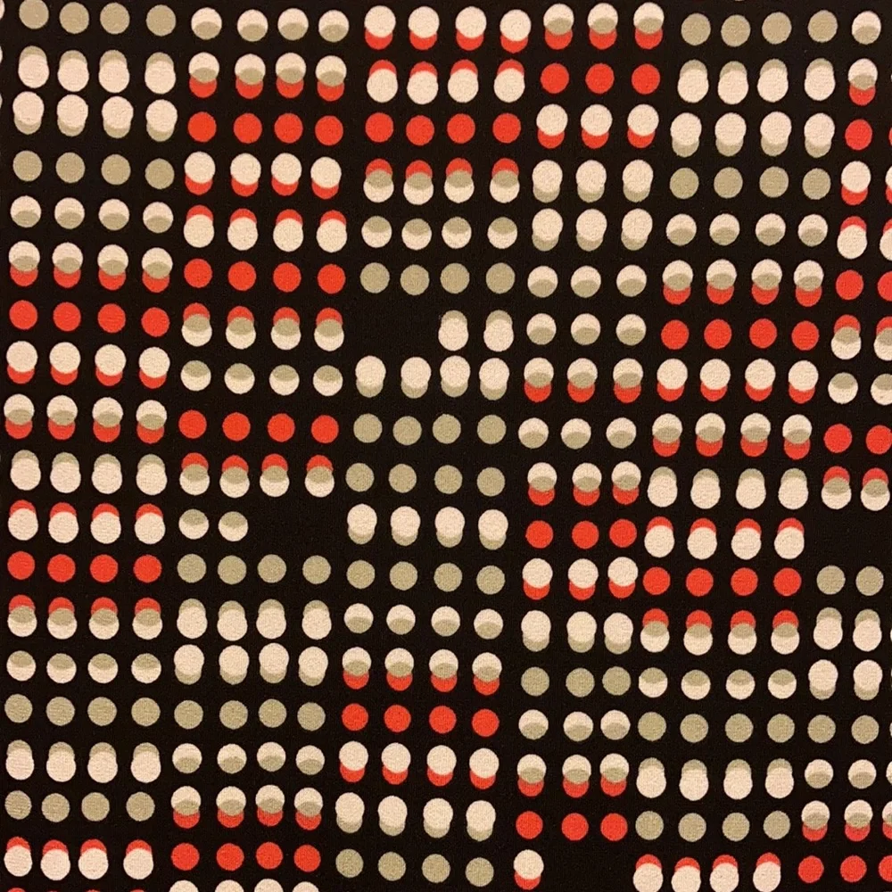 Studio M work dress fun polka dots pink white black gray - Picture 2 of 7